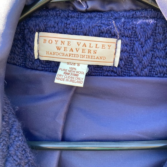 Boyne Valley Weavers Ireland handcrafted wool coat - Picture 10 of 11